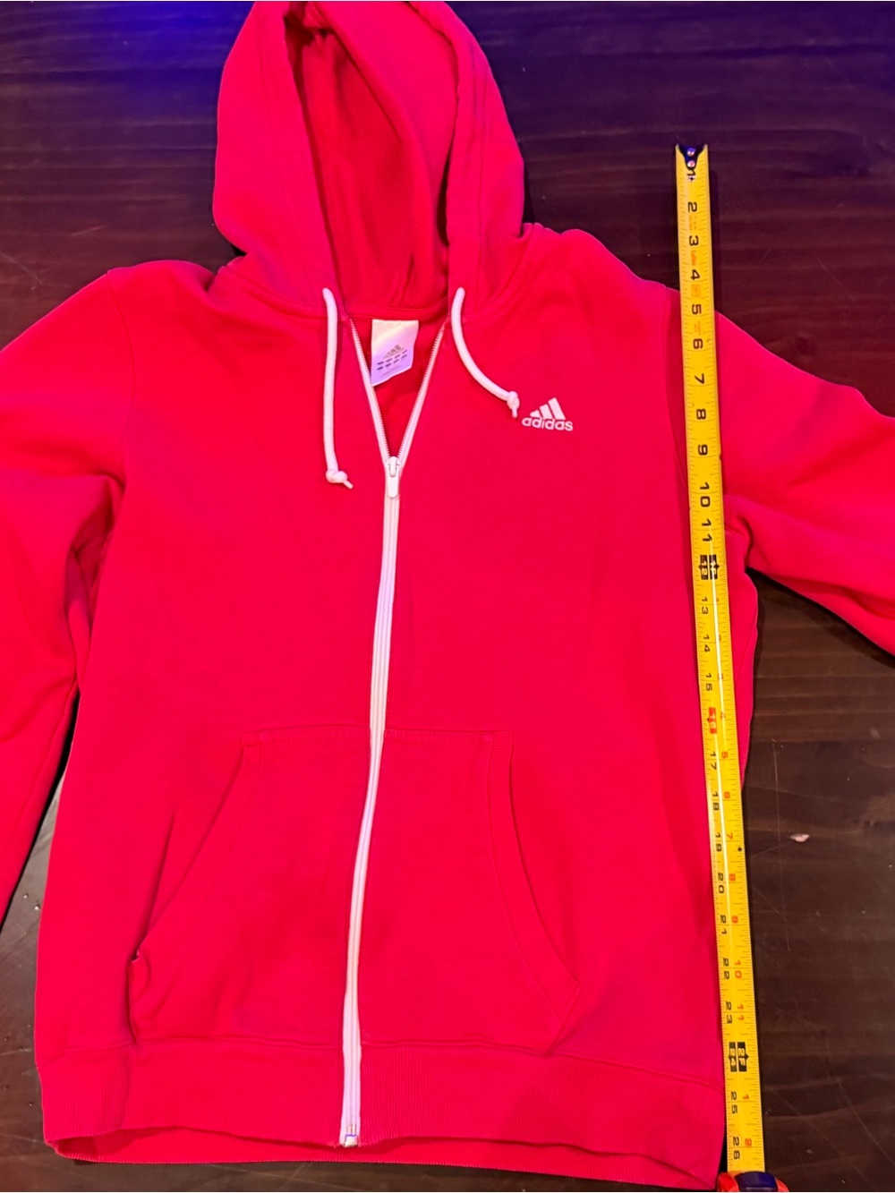 adidas Hot Pink Full-Zip Hoodie Jacket